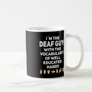 Handgebarentaal ASL Handgebaar doofbewustzijn Koffiemok