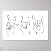 Handgebarsten Poster (Voorkant)