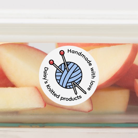 Handgebreide Gebreide Gepersonaliseerd Labels (Aangebracht)
