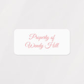 Handgebreide reinigingsinstructies Labels (Design 2)