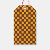 Handgeïllustreerd Merry + Bright Kerstkussen Cadeaulabel (Achterkant)