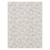 Handgekleurde witte Magnolia op Blush Tafelkleed (Voorkant)