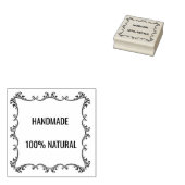 Handgemaakt - 100% NATUURLIJK Rubberstempel (Gestempeld)