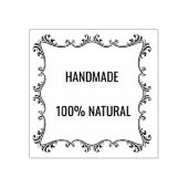 Handgemaakt - 100% NATUURLIJK Rubberstempel (Afrduk)