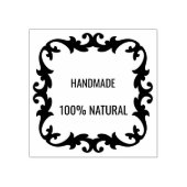 Handgemaakt - 100% NATUURLIJK Rubberstempel (Afrduk)