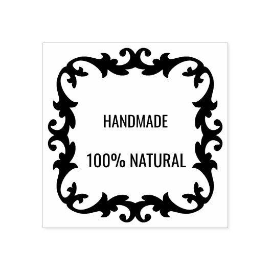 Handgemaakt - 100% NATUURLIJK Rubberstempel (Afrduk)