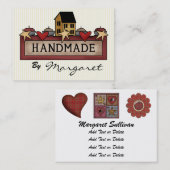 Handgemaakt / Ambachten / Breien / Naaien Visitekaartje (Voorkant / Achterkant)