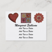 Handgemaakt / Ambachten / Breien / Naaien Visitekaartje (Achterkant)