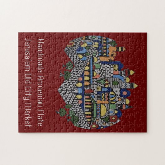 Handgemaakt Armeens Keramisch Bord Legpuzzel (Horizontaal)