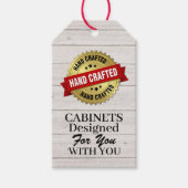 Handgemaakt bedrijfscadeau Label Cadeaulabel (Voorkant)