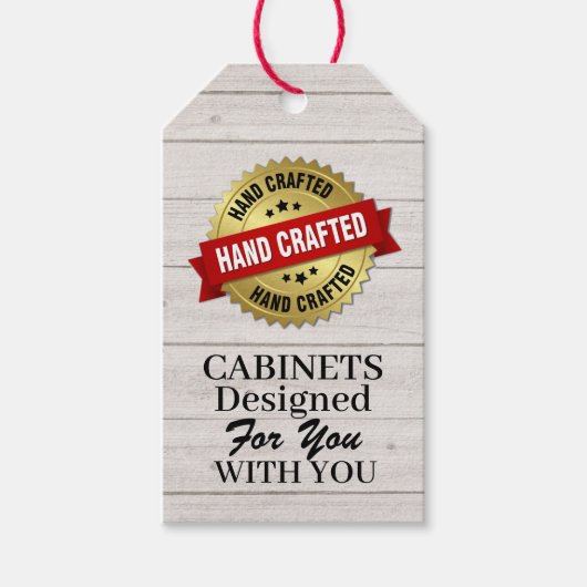 Handgemaakt bedrijfscadeau Label Cadeaulabel (Voorkant)