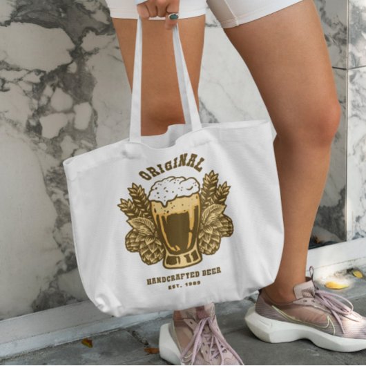 handgemaakt bier tote bag