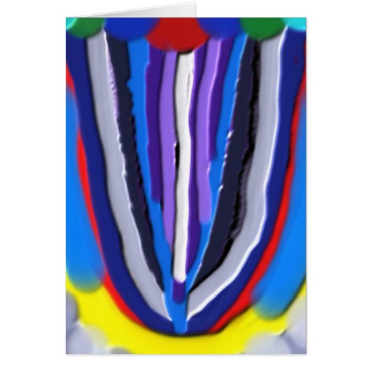 Handgemaakt Blauw LOTUS Acrylvezel (Voorkant)