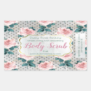  Handgemaakt  Body Scrub Label
