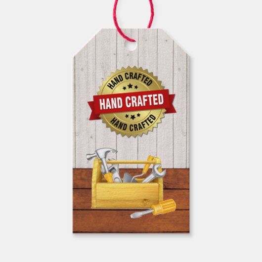 Handgemaakt cadeau-Label Cadeaulabel (Voorkant)