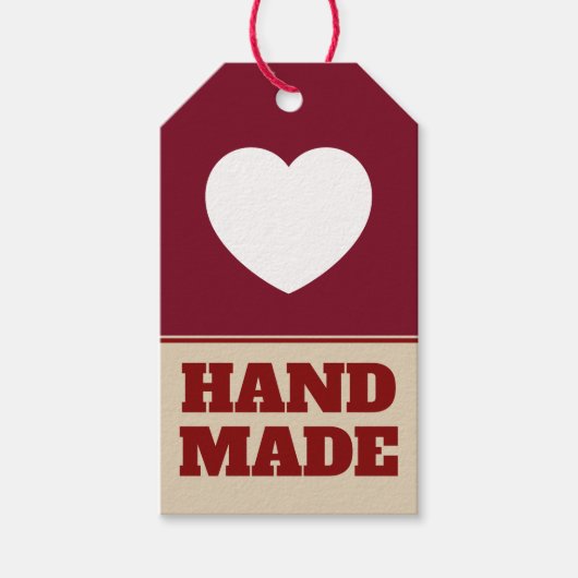 Handgemaakt cadeLabel Cadeaulabel (Voorkant)