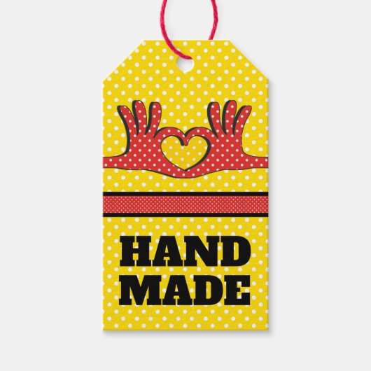 Handgemaakt cadeLabel Cadeaulabel (Voorkant)