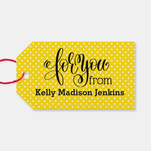 Handgemaakt cadeLabel Cadeaulabel (Achterkant Horizontaal)