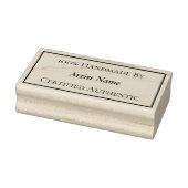 Handgemaakt Certificaat van echtheid Rubberstempel (Stempel)