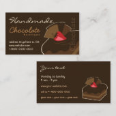 Handgemaakt ChocoladeVisitekaartje Visitekaartje (Voorkant / Achterkant)