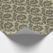 Handgemaakt damast patroon:  ornament. cadeaupapier (Hoek)