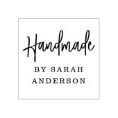 Handgemaakt door aangepaste naam modern handgeschr rubberstempel (Afrduk)