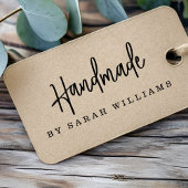 Handgemaakt door aangepaste naam modern handgeschr rubberstempel