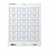 Handgemaakt door - aanpasbaar label (Full Sheet)