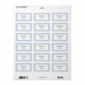 Handgemaakt door - aanpasbaar label (Full Sheet)