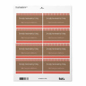 Handgemaakt door - aanpasbaar label (Full Sheet)