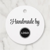 Handgemaakt door Business Logo Packaging Labels (Achterkant)