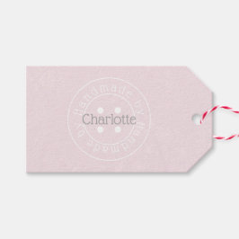 Handgemaakt door cadeau voor naaiknoppen label cadeaulabel