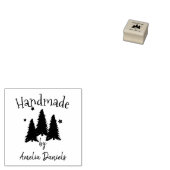 Handgemaakt door Christmas Tree Stamps Rubberstempel (Gestempeld)
