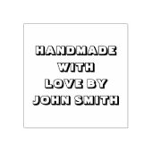 Handgemaakt door Custom Rubber Stamp Rubberstempel (Afrduk)