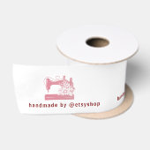 handgemaakt door Custom Sewing kledinglabels Satijnen Lint (Spoel)