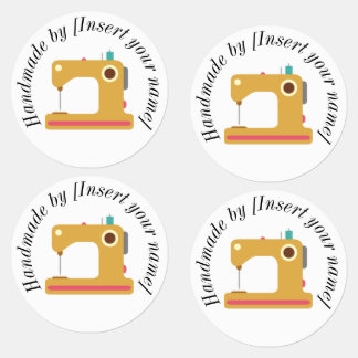 Handgemaakt door de Jouw naam naaimachine IJzer-on Labels