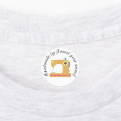 Handgemaakt door de Jouw naam naaimachine IJzer-on Labels (Aangebracht)