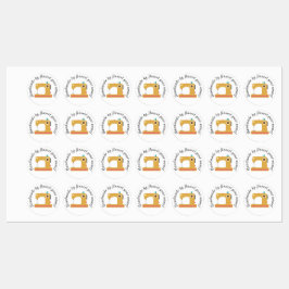 Handgemaakt door de Jouw naam naaimachine IJzer-on Labels