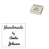 Handgemaakt door de rubberstempel van de douanenaa (Gestempeld)