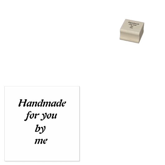Handgemaakt door Designer Rubberstempel (Gestempeld)