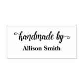 Handgemaakt door gepersonaliseerde houten stempel (Afrduk)