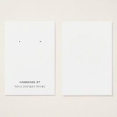 Handgemaakt door het verdienen van Visitekaartjes (Voorkant /achterkant)