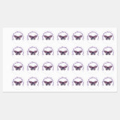 Handgemaakt door je Paarse vlinder Labels (Vel)