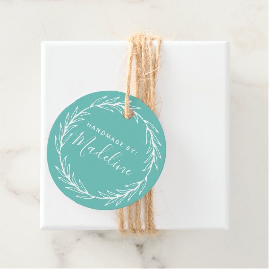 Handgemaakt door: | Jouw namen toevoegen Bedankjes Labels (In situ)