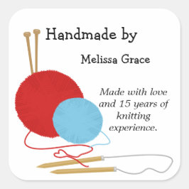Handgemaakt door Knitting Stickers