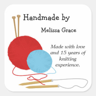 Handgemaakt door Knitting Stickers