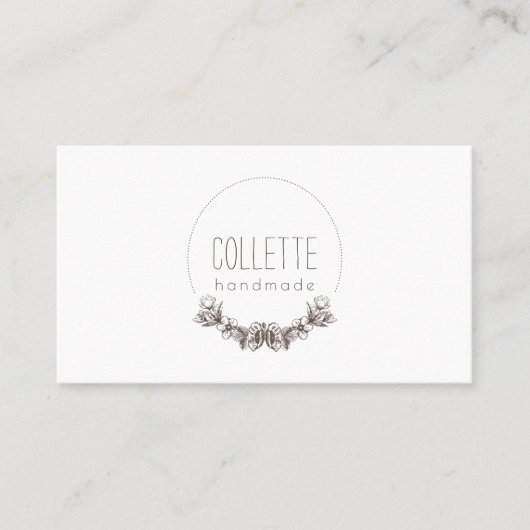 Handgemaakt door Logo Visitekaartje (Voorkant)