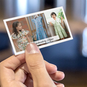 Handgemaakt door Maker Small Business Product Foto Visitekaartje
