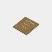 handgemaakt door naam social media website opgeric post-it® notes (Schuin)