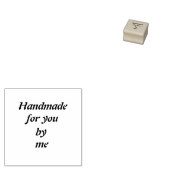 Handgemaakt door ontwerper rubberstempel (Gestempeld)